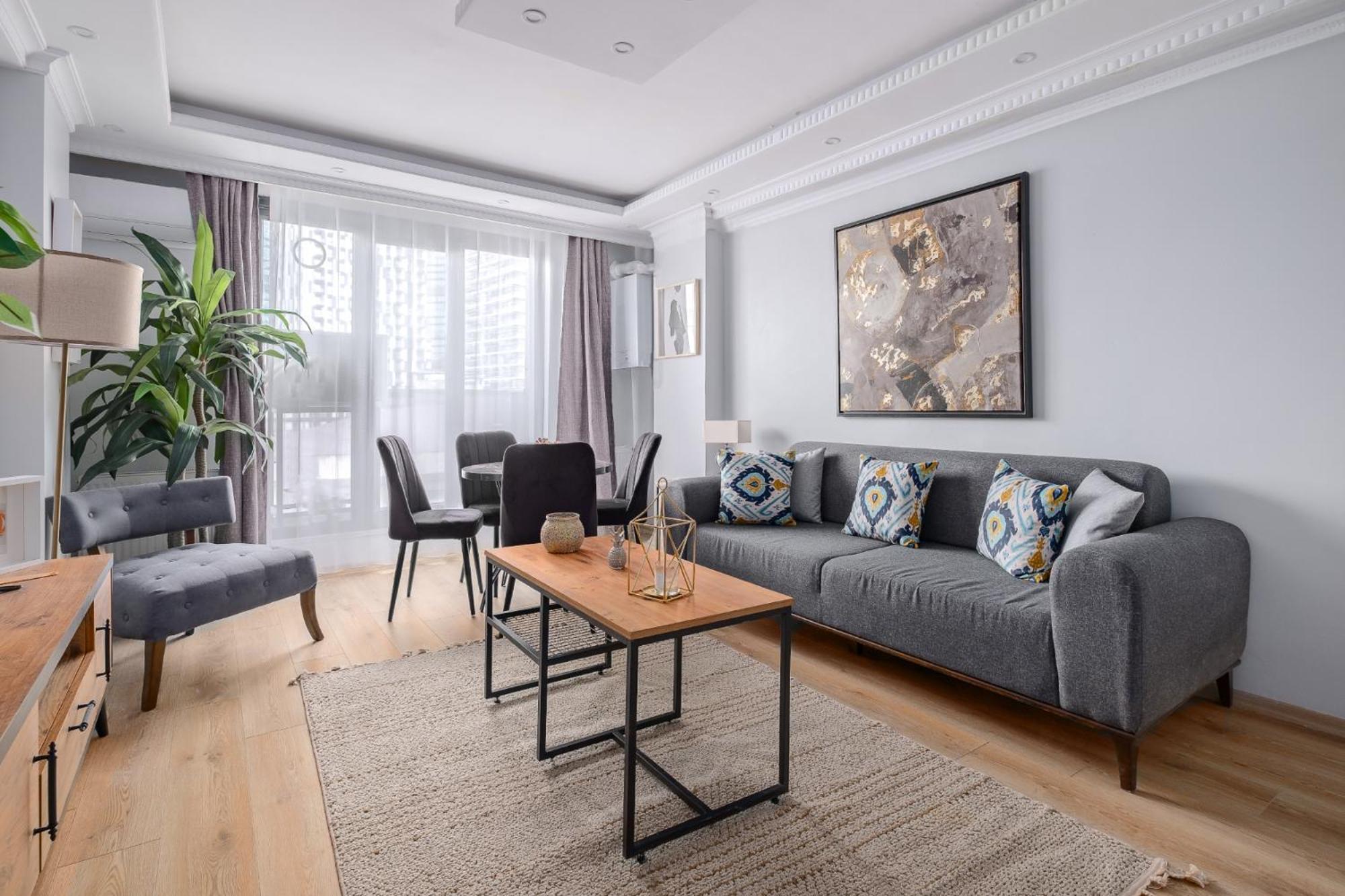 New Sisli - 1gbps Wifi - Ac - Elevator Apartment